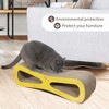 Sevobal Pet Scratcher Reversible Cat Scratcher Lounge Bed, Corrugated Cardboard with Catnip, Brown, 29.5"*8.65 "*8.25" - 2 of 4