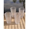 Diamond Cut Acrylic Glasses Drinking Set of 4 (19oz), Plastic Drinking Glasses, BPA Free Cocktail Glasses, Drinkware Set, Drinking Water Glasses - 2 of 4