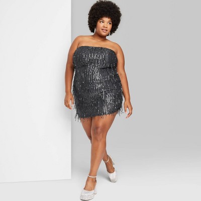 Target silver shop sequin dress