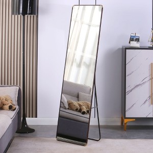Kumasinova Mirror Full Length with Aluminum Frame,48"/60" Full Length Mirror with Stand,Wall Mirror Full Length for Bedroom,Living Room&Bathroom - 1 of 4