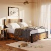 Acekool Industrial Bed Frame - Wood Headboard & 4 Storage Drawers - 2 of 4