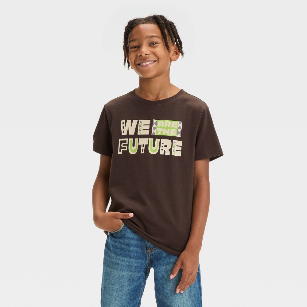 Boy Short Sleeve We Are The Future Graphic T-Shirt