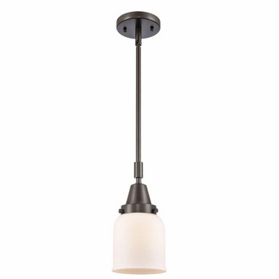 Bell - 1 Light Stem Hung Mini Pendant In Industrial Style-11.13 Inches Tall and 5 Inches Wide