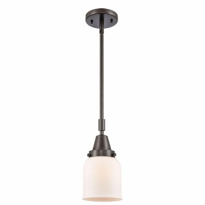Bell - 1 Light Stem Hung Mini Pendant In Industrial Style-11.13 Inches Tall and 5 Inches Wide - 1 of 1