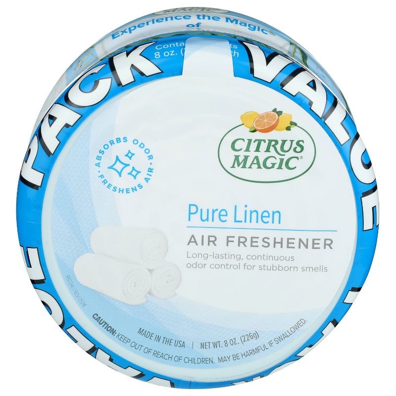 Citrus Magic Solid Air Freshener - Pure Linen - 2pk, 1 of 9