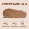 Women's Slippers Fuzzy Cozy Short Ankle Shoes Indoor and Outdoor Mules Furry Warm House Slippers Chestnut/Black - 4 of 4