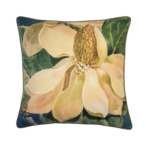 Flora Block Print Pillow Sham - Natural - Magnolia