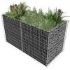 vidaXL Gabion Raised Bed, Large Size Galvanized Steel Silver Planter - Durable and Stable Garden/Patio Flower Bed with High Load Capacity - 2 of 4
