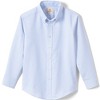Lands' End School Uniform Kids Long Sleeve Oxford Dress Shirt - 3 of 4