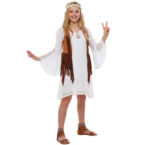 Halloweencostumes.com Girls Flower Child Costume : Target