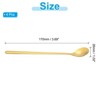 Unique Bargains 304 Stainless Steel Smooth Long Handle Coffee Dessert Tea Spoon 4 Pcs - 2 of 3