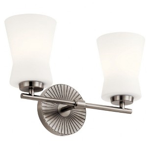 Kichler Lighting Brianne 2 - Light Vanity in  Classic Pewter - 1 of 4