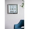 A&B Home 19.5"x19.5" Ares Crystal Mirror Framed Wall Art Silver/White/Bronze : Transitional Style, Modern Abstract - image 4 of 4