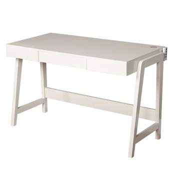 Parsons Writing Desk with Drawer and USB Port - Buylateral