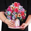 Paper Love HugePop 3D Harmony Bouquet Pop Up Card, with Detachable Paper Flower Bouquet, for All Occasions - Jumbo 10" x 14" Cards - 4 of 4