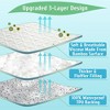 Aoibox Waterproof King Mattress Protector Soft Breathable Noiseless Pad Cover 6-18 Inch Deep Pockets OEKO-TEX Certified - 2 of 4