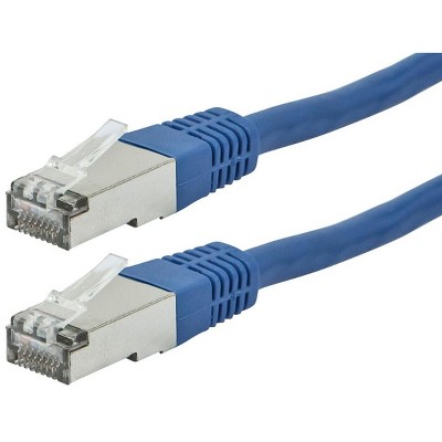 Monoprice Cat6A Ethernet Patch Cable - 10 Feet - Blue | Network Internet Cord - Zeroboot, RJ45, Stranded, 550Mhz, STP, Pure Bare Copper Wire, 10G,