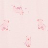 Carter's Just One You® Baby Girls' 3pc Farm Pigs Short Sleeve Bodysuits and Ruffle Leggings Set - Pink - 3 of 4