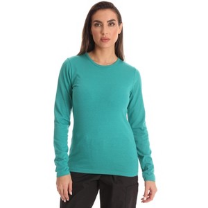 Just Love Women’s Long Sleeve Underscrub T-Shirt – Soft Fitted Undershirt Tee for Nurses, Doctors & Everyday Wear - 1 of 1