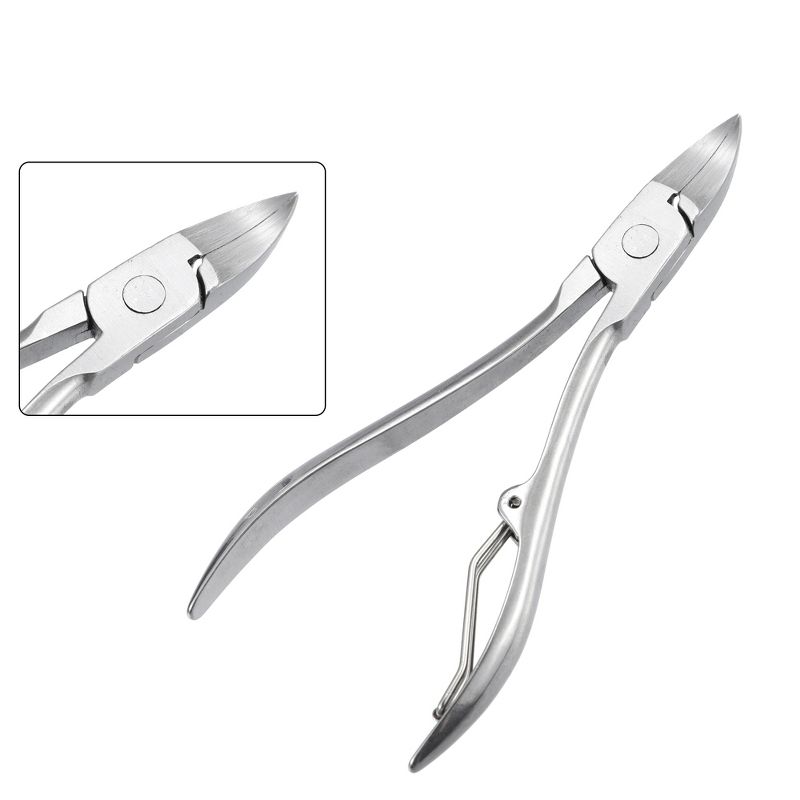 Unique Bargains 1 Set Nail Clippers Set Professional Nail Clipper Kit for Travel or Home Silver Tone Stainless Steel, 3 of 7