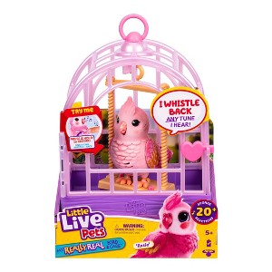 Little Live Pets Rosie Real Bird and Cage - 1 of 4