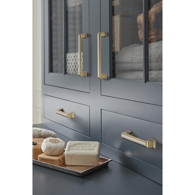 Golden Champagne Traditional Cabinet Drawer Pull with Mounting Hardware