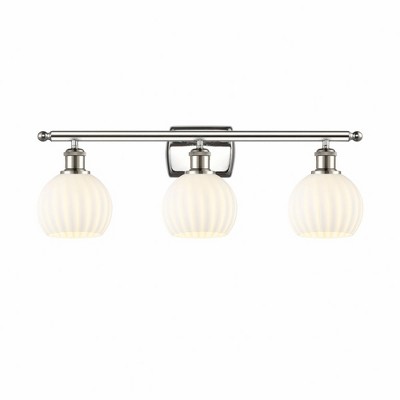 White Venetian - 3 Light Bath Vanity In Modern Style-9 Inches Tall and 26 Inches Wide