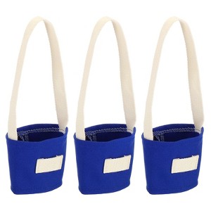 Unique Bargains Reusable Portable Canvas Coffee Cup Sleeve for Hiking 3 Pcs - 1 of 4
