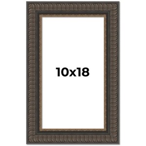 PosterPalooza | Museum Brown Picture Frame - UV Acrylic, Foam Board Backing, Hanging Hardware - 1 of 4