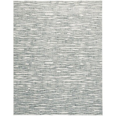Atwell Transitional Abstract Gray/Green/Ivory Area Rug