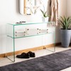 Hollis Console Table - Clear - Safavieh - 3 of 4