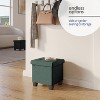 StorageBud Storage Ottoman for Bedroom End of Bed, Velvet Storage Bench, Large Storage Ottoman Bench, Entryway Bench with Storage - 2 of 4