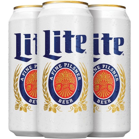 Miller Lite Beer 4pk 16 Fl Oz Cans Target