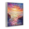 Stupell Industries Vibrant Abstract Ocean Sunset Framed Giclee Art - 2 of 4