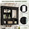 Sapphtopaz Wall Mounted Cabinet with Mirror & Shelves,Over Toilet Storage Cabine with Door & Adjustable Shelves,Wall Cabinet for Bathroom - 4 of 4