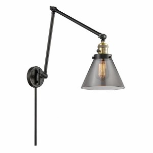 Cone - 1 Light Swing Arm Wall Sconce In Industrial Style-30 Inches Tall and 8 Inches Wide - 1 of 1
