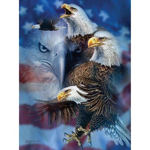 Sunsout Patriotic Eagles 1000 Pc Jigsaw Puzzle 46530 : Target