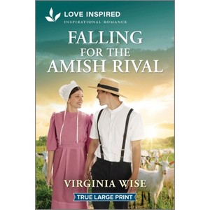 Falling for the Amish Rival - (Sisters of Stoneybrook Farm) Large Print by  Virginia Wise (Paperback) - 1 of 1