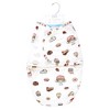 Hudson Baby Infant Girl Plush Faux Fur Swaddle Wrap, Sweet Bakery, 0-3 Months - 2 of 2