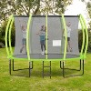 BestMassage Trampoline 8FT/10FT/12FT/14FT  Round Outdoor Trampolines with Safety Enclosure Net Safe ASTM Certified Family Fun for Kids and Adults - 2 of 4
