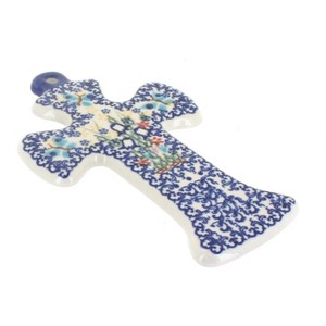 Blue Rose Polish Pottery 47 Vena Cross - 1 of 2