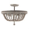 Capital Lighting Kayla 2 - Light Semi-Flush Mount in  Mystic Sand - 4 of 4