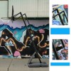 VisioGear Lawn Sports Sets, Portable Basketball Play Set with Base, Wheels and Backboard for Teenagers Adults, Clear, 42.52"*120"*44" - 3 of 4