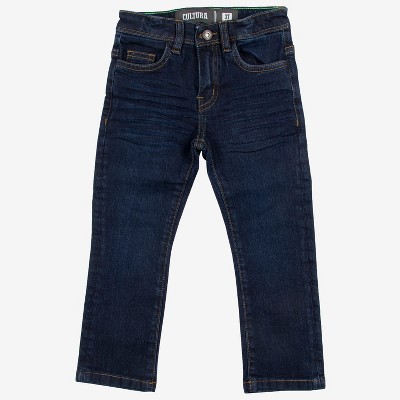 CULTURA Boy's Saddle Stitch Stretch Jeans