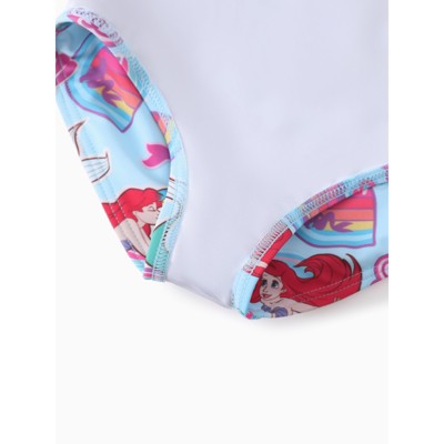 Disney Princess Kids Summer Holiday One Piece Rash Guards Ariel Pink 6-7 — фото 6