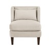 Corduroy Upholstery Modern Accent Chair with Foam Seat, Reversible Cushions, Removable Cover and Pillow - 2 of 4