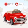 12V Kids Ride On Car, Licensed Chevrolet 3100 Pickup Battery Powered Electric Vehicle - 2 of 4