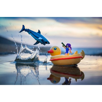 sharkbite duck boat toy