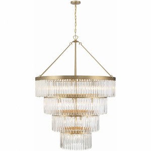 Crystorama Lighting Emory 22 - Light Chandelier in  Modern Gold - 1 of 4