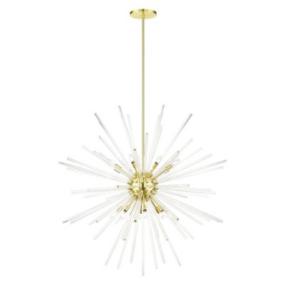 Livex Lighting Utopia 16 - Light Chandelier in  Satin Brass